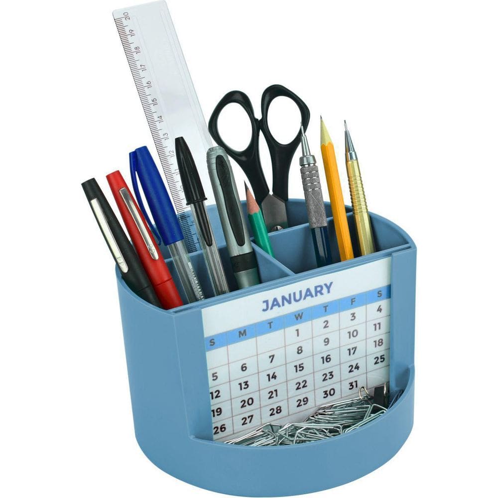 Mix Organizer Azul Solido Acessório Para Mesa