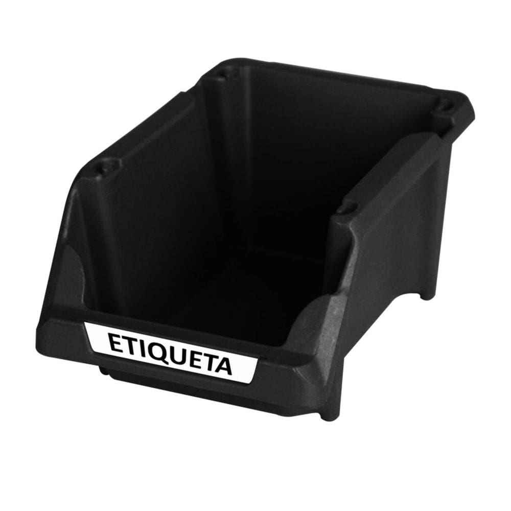 Gaveta Plástica Empilhável N3 Preta Presto