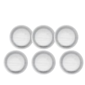 Jogo Com 6 Pratos Diamantes Raso