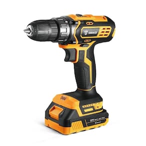 Parafusadeira Furadeira 3/8 Pol. 20V com Bateria e Carregador Bivolt Deko DKCD20XL01-H5