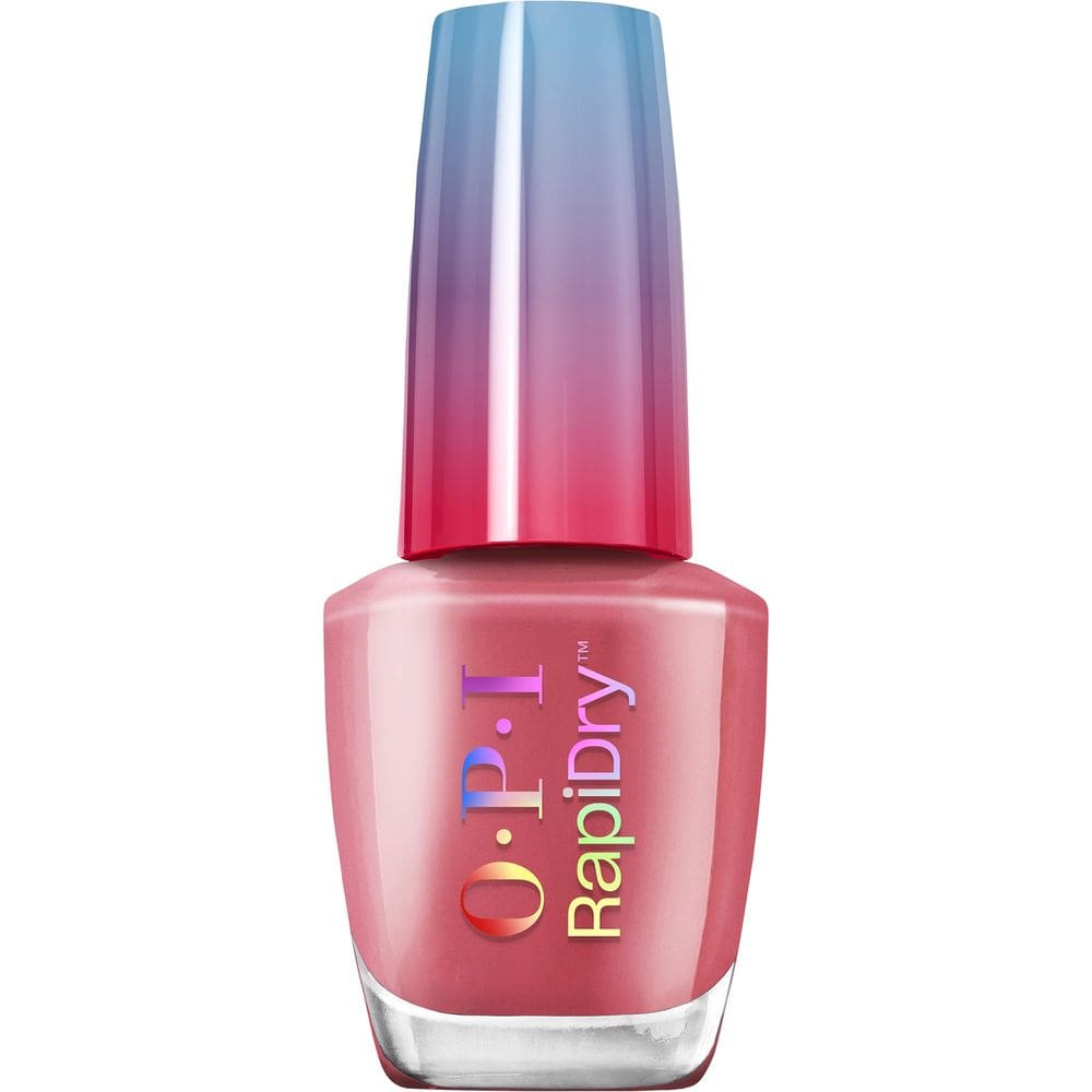 Verniz de unhas OPI RapidDry Dry and Dash Soft Red Crème Vegan