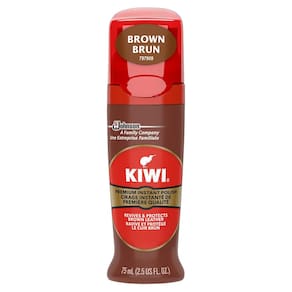 Esmalte para sapatos Kiwi Instant Shine & Protect Brown 75 ml