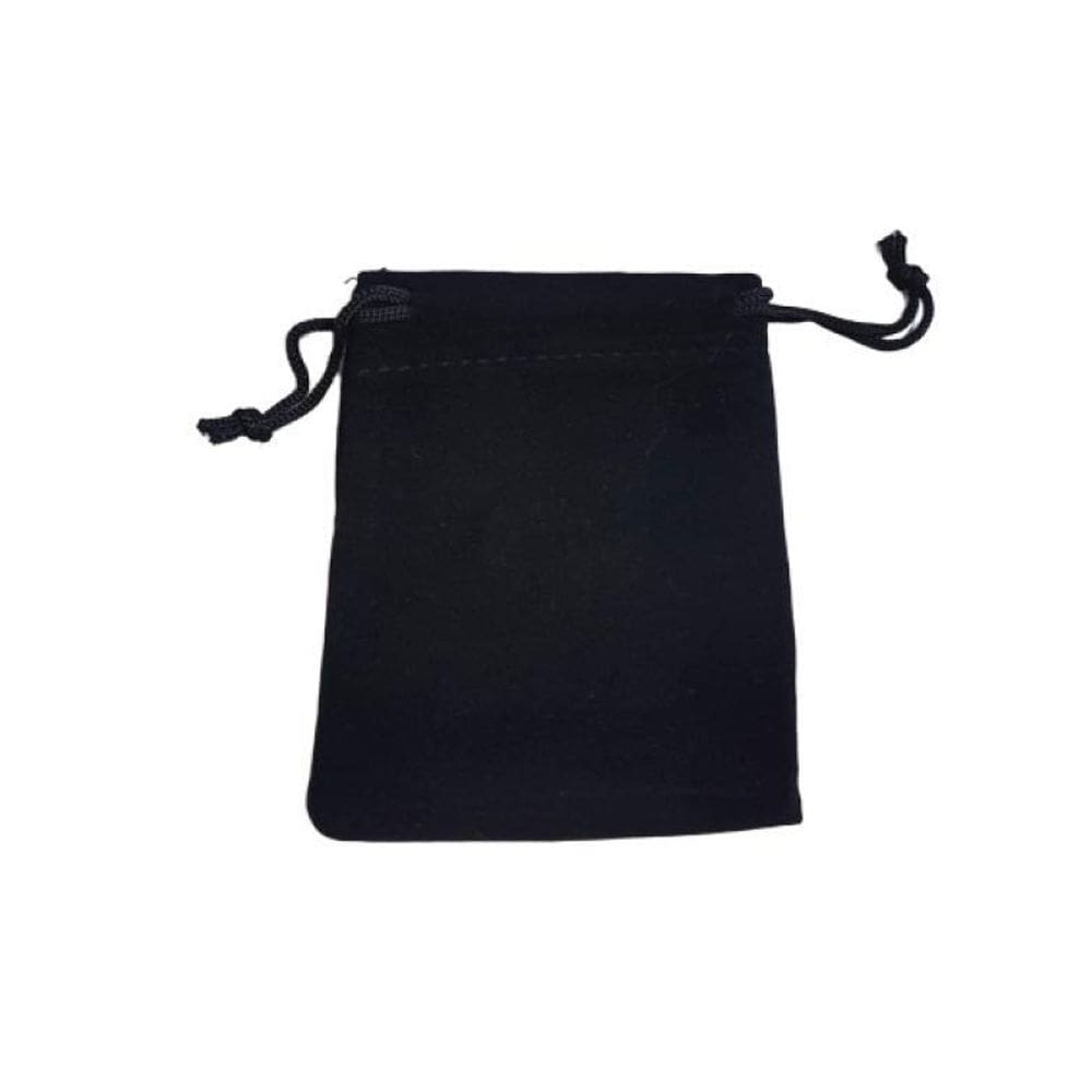 Kit 25 Saquinhos Veludo 10X15 Cm  Preto