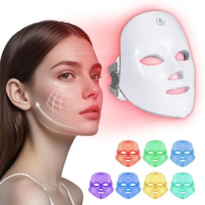 Máscara facial Facego Red Light 7 cores recarregável em casa
