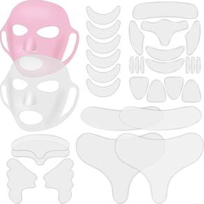 Conjunto de almofadas de silicone Maitys, 32 peças, rosto, peito e pescoço, reutilizável