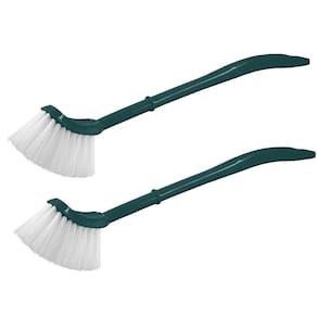 Kit 2 Escovas Longa Para Caixa De Rodas Limpa Cantos 40Cm