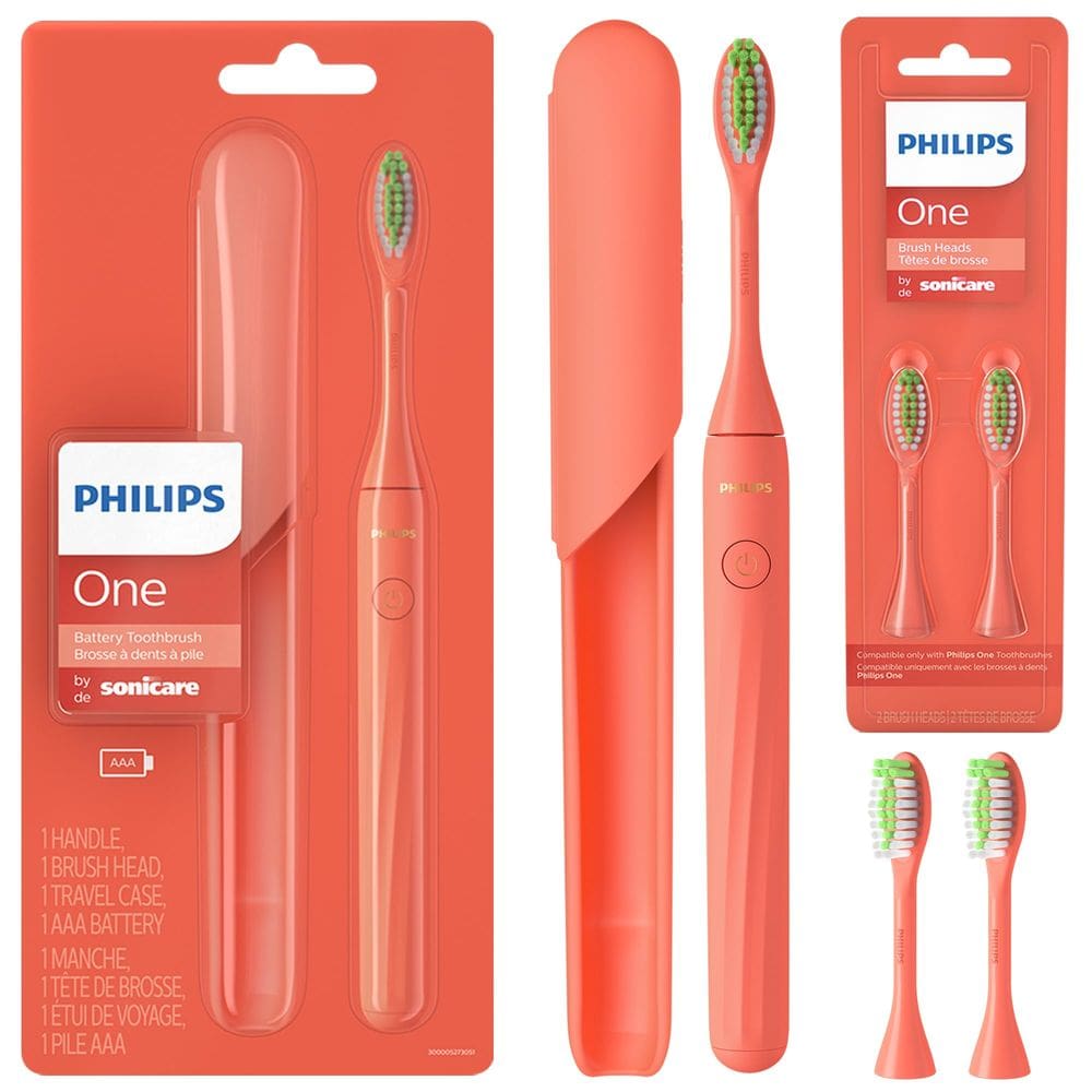 Escova de dentes com bateria Philips One Sonicare Miami Coral
