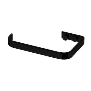 Suporte Para Rolo Papel Higiênico Preto Fosco De Aço Carbono