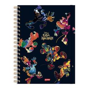Caderno Garra Univ Cd 1X1 Neo 80Fls Disney Projeto Deei
