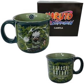 Caneca Kakashi Hatake Cerâmica 470ml Oficial Naruto Shippuden