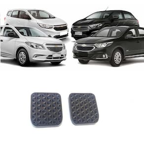 Kit Capa Pedal Onix Cobalt Spin Prisma Preto