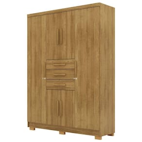Guarda Roupa Casal Taurus 6 Portas Nature Vila Rica