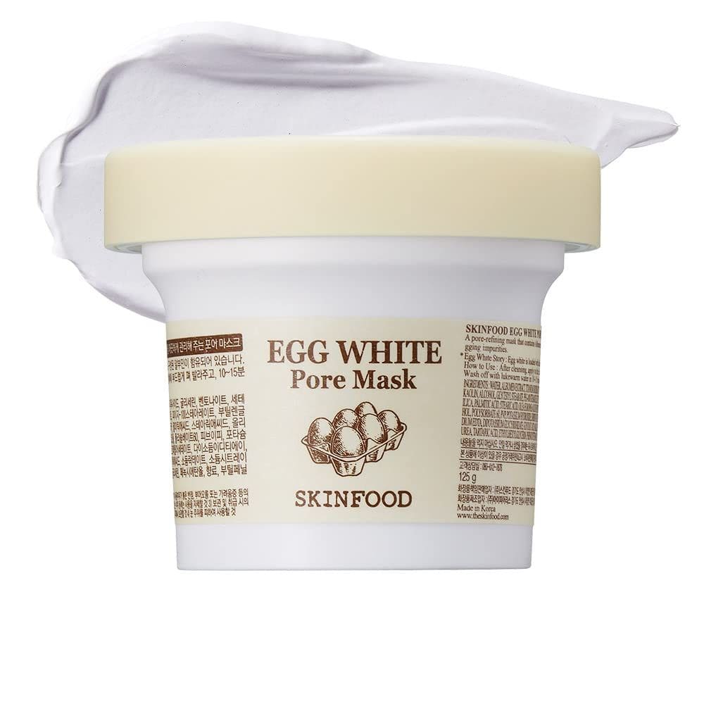 [Máscara] Máscara de poros de clara de ovo SKINFOOD para endurecer poros de argila 120 g