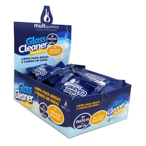 Plastilha Limpa Vidros Glass Cleaner 50 Un Caixa Display