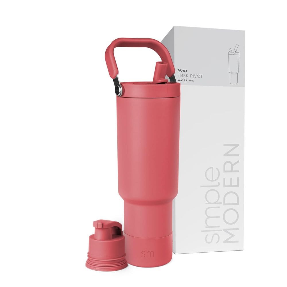 Garrafa de água Simple Modern Trek Pivot 1,2 L com alça