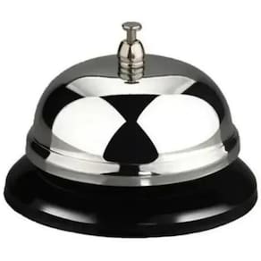Campainha Sino de Mesa 8,5cm X 5,5cm - Comercial
