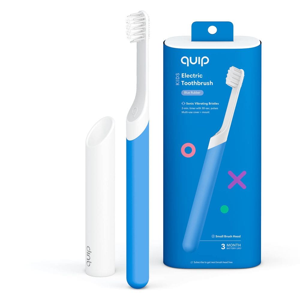 Escova de dentes elétrica Quip Sonic para crianças com cabeça substituível