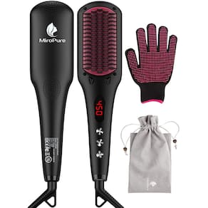 Escova de alisamento de cabelo MiroPure Enhanced Ceramic Ionic