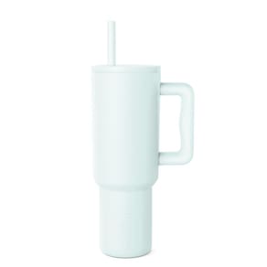 Copo Simple Modern Trek Signature de 1,2 L com alça e canudo