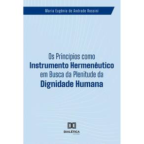 Os Princípios como Instrumento Hermenêutico em Busca da Plenitude da Dignidade Humana