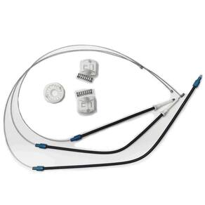 Kit Reparo Vidro Golf 2 Sapão 1998/09 Dianteiro Com Arraste