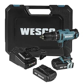 Parafusadeira Furadeira Impacto 1/2 Pol 18V 2 Baterias Wesco
