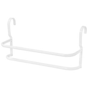 Suporte Toalha Alumínio Inox - Branco - 5/8 - 48x24x20cm