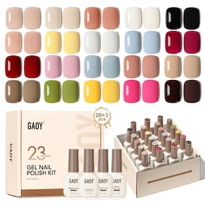 Kit de esmalte de gel GAOY, 23 unidades, vermelho, azul, verde, todas as estações