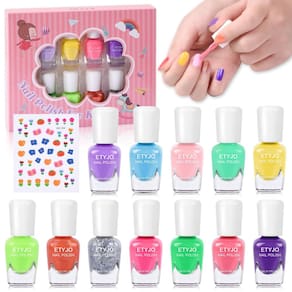 Conjunto de esmaltes ETYJO Kids 12 Rainbow Colors 3-12 anos