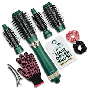 Secador de cabelo multiuso Hot Air Brush Asani com cabeças intercambiáveis