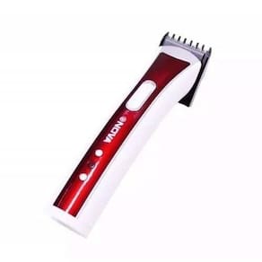 Maquina Aparador Elétrico Cabelo, Barba e Bigode Nova Bivolt NHC-3915 - Vermelho