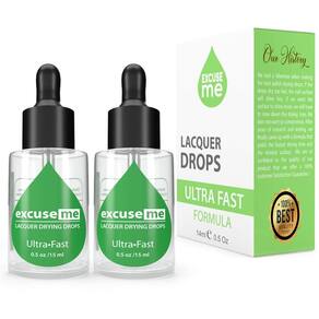 Gotas para secar esmaltes Karlash Excuse Me 15 mL (pacote com 2)