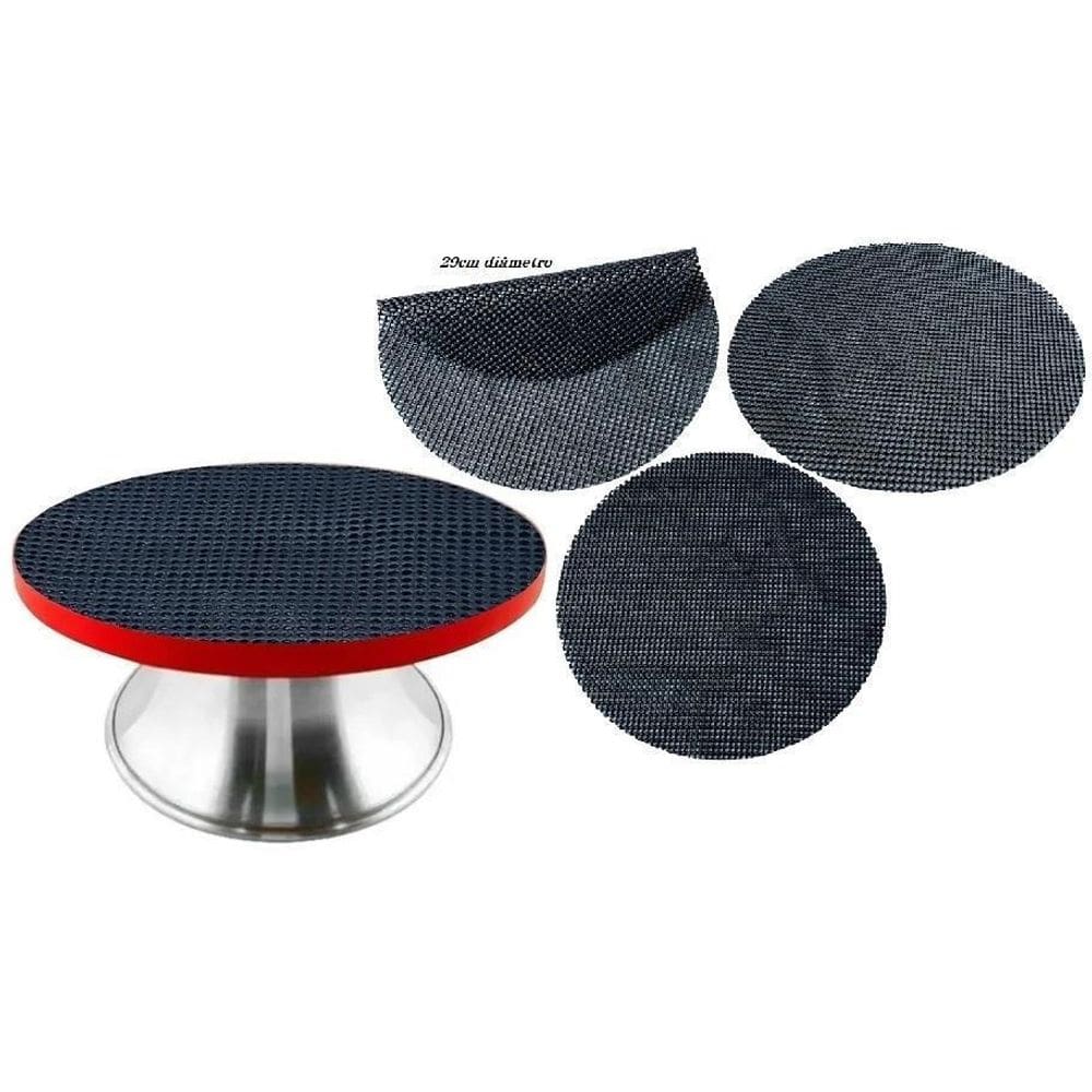 Kit Com 3 Telas Antiderrapantes Bailarina Giratória 29 Cm