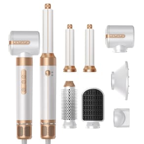 Conjunto de secador de cabelo ZCVTBYE 7 em 1 Air Styling Drying System branco