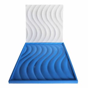 Forma Silicone Gesso Parede 3D - Dunes