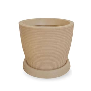 Vaso De Planta Redondo De Polietileno 30X30 + Prato Areia