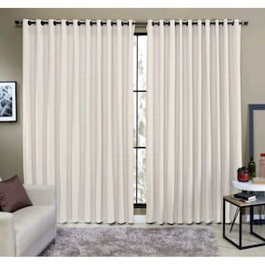Cortina Semi Blecaute Rústica 2,60X1,70 Pra Sala Quarto Cru