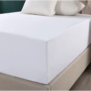 Lençol Cama Queen Branco 260 Fios Altura Especial 40Cm