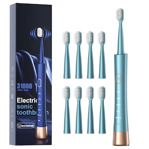 Escova de dentes elétrica Sonic AJELU USB recarregável para adultos