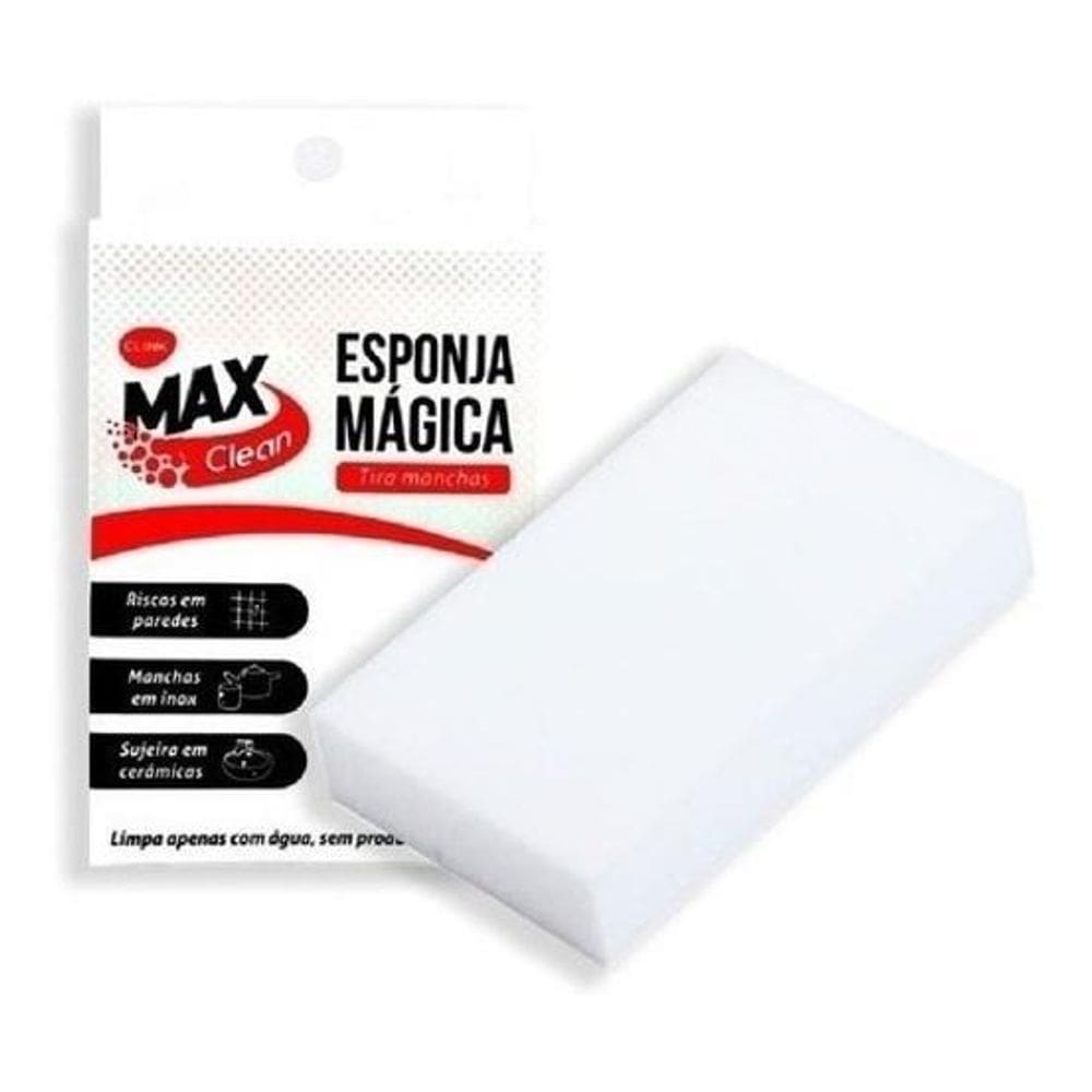 Kit 5 Esponja Mágica Bucha Melamina Buchinha Tira Manchas