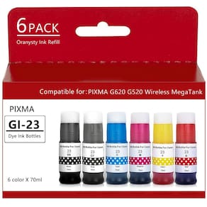 Substituição do frasco de tinta oranysty 23 para Canon PIXMA G620 G520