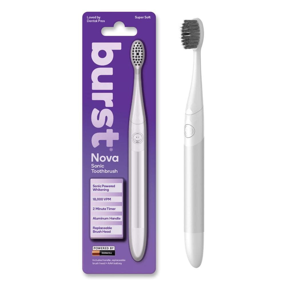 Escova de dentes Burst Nova Sonic Powered Teeth Whitening