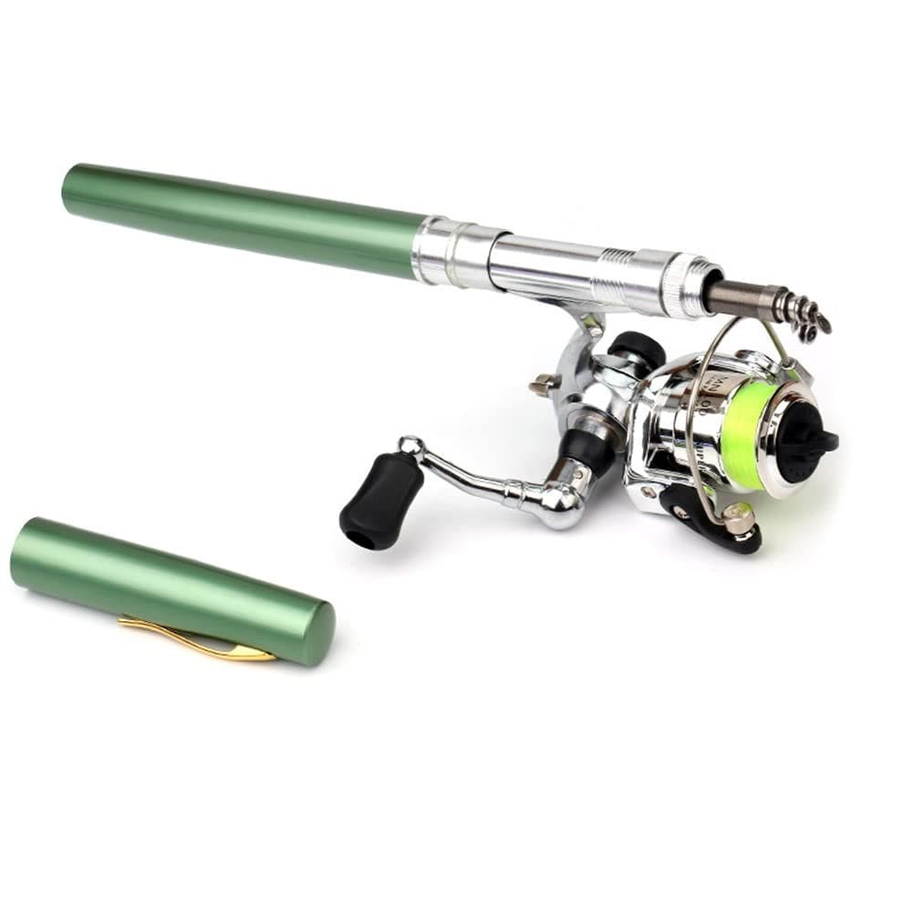 Kit de vara de pesca Doorslay Doorslay Pen Vara de pesca com bobina