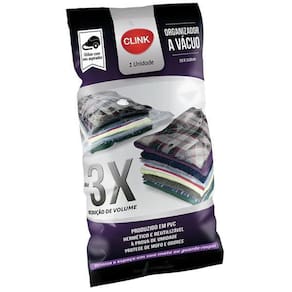 Saco Organizador A Vácuo 70X110 Cm A Prova De Umidade E Mofo