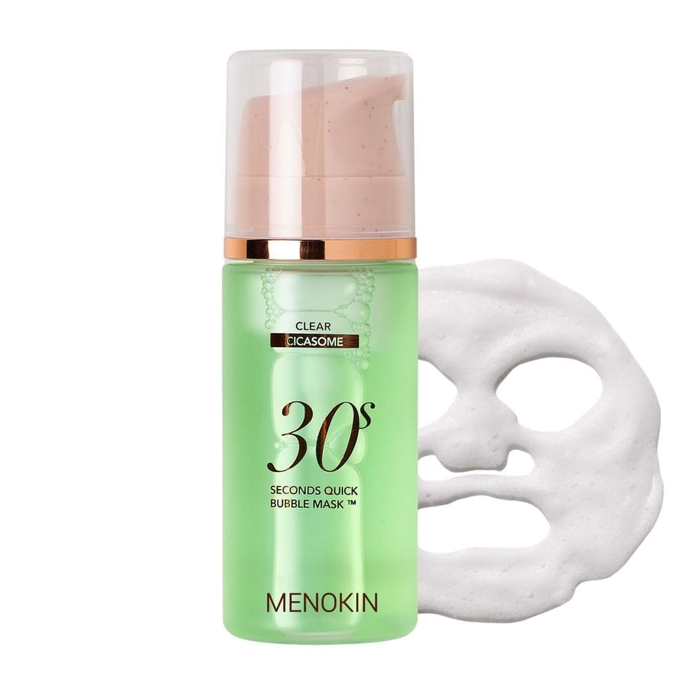 Máscara Bubble Serum MENOKIN de 30 segundos com Centella asiatica