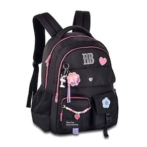 Mochila De Costas Rebecca Bonbon Nylon Miçanga RB24594 Preto