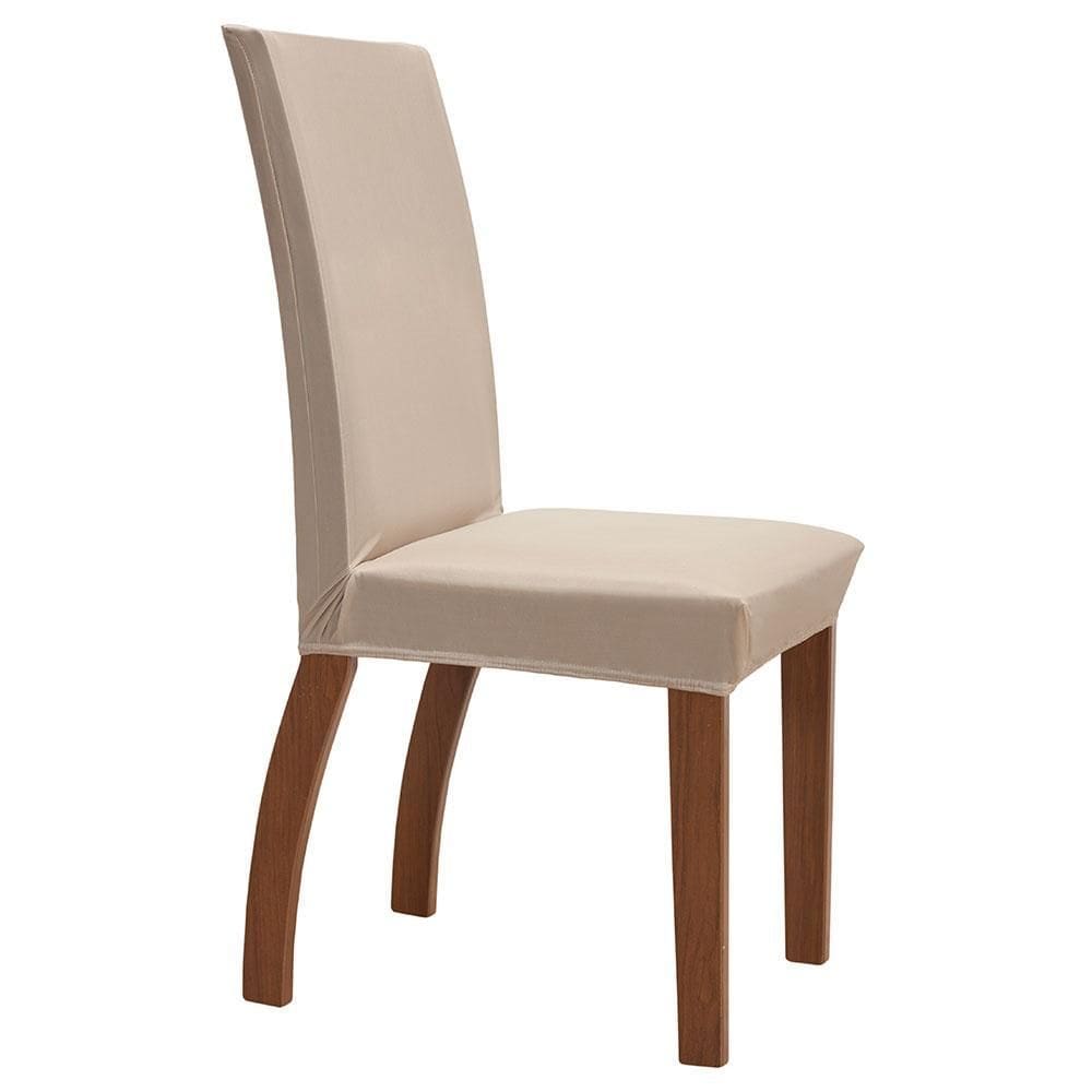 Capa De Cadeira 04 Unidades - Avelã