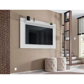 Painel Para Tv Safira 1.35 Branco - Casa D Móveis