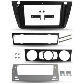 Moldura Painel 2 Din 9 Polegadas Bmw Serie 3 E90 E91 E92 E93