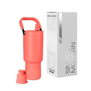 Garrafa de água Simple Modern Trek Pivot 900 ml com alça